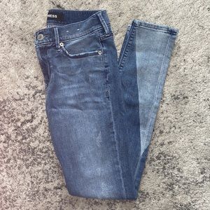 ✌🏼Express Color Blocked Jeans 2R Skinny Jeans